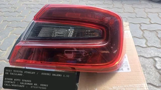 2023 TOYOTA STARLET /  SUZUKI BALENO 1.5I RR TAILLAMP.RYHEN AUTO SPARESCONTACT : SALESMAN MR. HENRY