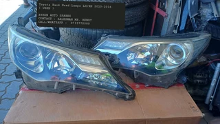 Toyota Rav4 Head Lamps LH/RH 2013-2016 ( USED )RYHEN AUTO SPARESCONTACT : SALESMAN MR. HENRYCALL/WH