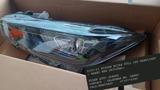 2020/23 NISSAN MICRA FULL LED HEADLIGHT ( BRAND NEW ORIGINAL)RYHEN AUTO SPARESCONTACT : SALESMAN MR