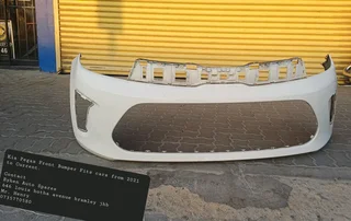 Kia Pegas Front Bumper Fits cars from 2021 to Current.Contact Ryhen Auto Spares 646 louis botha aven