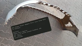 Kia Pegas Front Bumper Fits cars from 2021 to Current.Contact Ryhen Auto Spares 646 louis botha aven