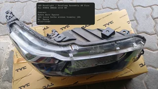 LED Headlight / Headlamp Assembly RH Fits For HONDA AMAZE 2018 ON.Contact Ryhen Auto Spares 646 loui