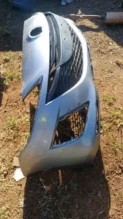 Mazda3 Hatchback&#61;Sedan Front Bumper with big middle grill. Fits cars from 2013 to 2014,