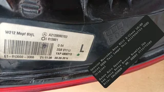 Genuine Mercedes-Benz W212 E-Class LH/RH Outer REAR Tail Lamps Unit A2129060703 USED Original Ryhen