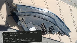 Vw tiguan 2 ii lift lamp front laws full led iq left light.Ryhen Auto Spares 646 Louis Botha Avenue