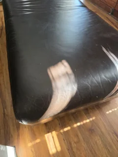 Coricraft Ottoman--Dark Brown