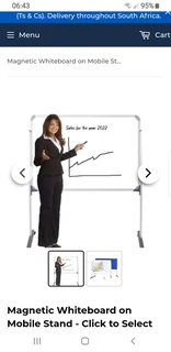 White Board On Wheels