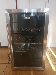 Wine cooler fridge.