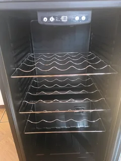Wine cooler fridge.