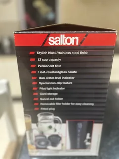 Salton coffee maker - brand new