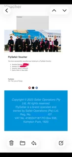 Flysafair Voucher