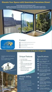 Frameless Glass and Aluminum