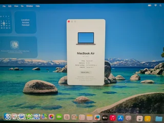 Clean Macbook Air M1 256ssd 8gig ram battery 9hrs&#43; no dents or scratches.