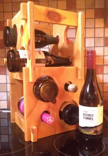 Quick assembly wine rack