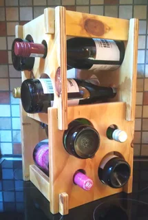 Quick assembly wine rack