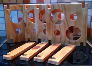 Quick assembly wine rack