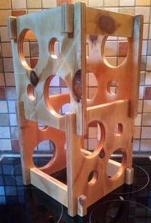 Quick assembly wine rack