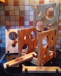 Quick assembly wine rack