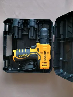 Ingco - Lithium-Ion Impact Drill (12V), 2 x Li-Ion Battery Pack and Charger