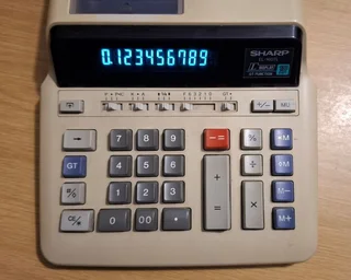 Sharp Desktop Calculator