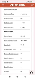 Polk Audio RT1000i powered floorstanders with top midrange speakers and built in active subwoofer,mi