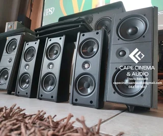 Polycom 5.0 speaker set with 4 ohms 150 watt RMS each with quality sound and bass output perfect for