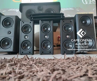 Polycom 5.0 speaker set with 4 ohms 150 watt RMS each with quality sound and bass output perfect for