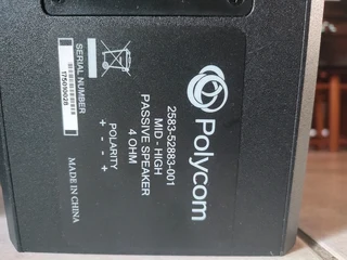 Polycom 5.0 speaker set with 4 ohms 150 watt RMS each with quality sound and bass output perfect for