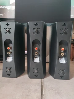 Polycom 5.0 speaker set with 4 ohms 150 watt RMS each with quality sound and bass output perfect for