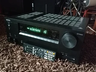 Onkyo TX-NR575E HDMI ARC 4K Dolby Atmos amplifier with Bluetooth,Phono, ethernet and ETC perfect for