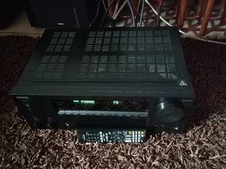Onkyo TX-NR575E HDMI ARC 4K Dolby Atmos amplifier with Bluetooth,Phono, ethernet and ETC perfect for