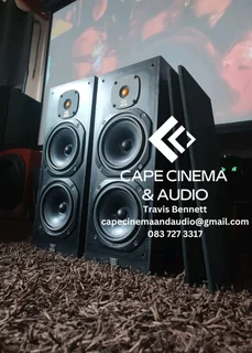 Mordaunt Short two way bookshelf speakers in immaculate condition with high-end audio output and bas