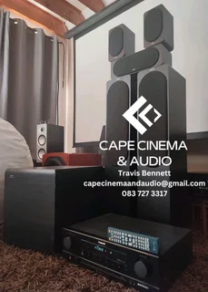 Jamo 5.1 surround sound system with Sherwood 5.1 HDMI 100 watt per a channel and comes with remote a