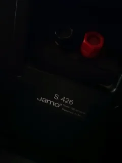 Jamo 5.1 surround sound system with Sherwood 5.1 HDMI 100 watt per a channel and comes with remote a