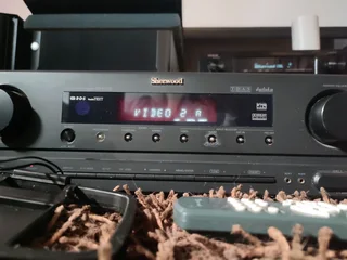 Sherwood RD-6502 surround sound amplifier 125 watts per a channel and comes with remote in immaculat