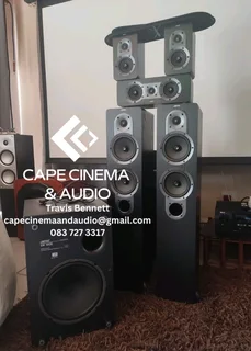 Jamo 5.1 speaker set with 10 inch down firing active subwoofer with chest pounding bass perfect for