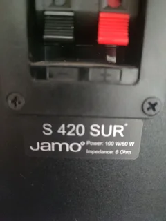 Jamo 5.0 speaker set with quality bass and treble output perfect for movies and music applicationsCh