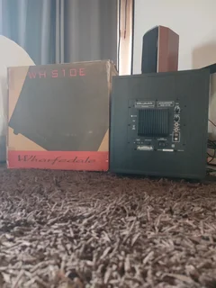 Wharfedale WH-S10E active 10 inch 150 watt RMS 300 watt peak subwoofer with hard hitting bass perfec