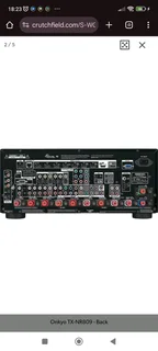 Onkyo TX-NR809 HDMI ARC 9.2 receiver amplifier at 135 watts per a channel with remote in excellent c