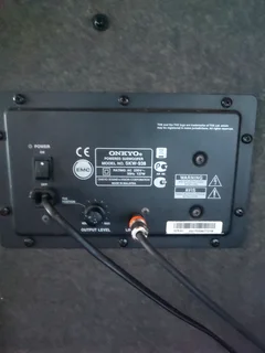 Onkyo SKW-938 active 12 inch deep bass 130 watt RMS 450 watt peak monster in immaculate condition.Th