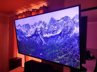 LG 65 inch 4k TV Model-65UJ630V in great condition with outstanding picture quality and comes with r