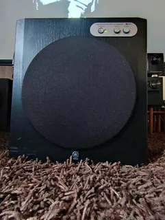 Yamaha YST-RSW300 active 270 watt RMS 10 inch subwoofer with deep bass output to shake your home per