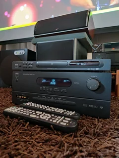 Nad T753 surround sound 6.1 amplifier with Nad T514 DVD player and remote in immaculate condition pe