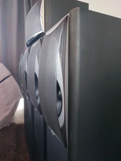 Onkyo 7.1 amplifier with Dvd player and JPW 5.1 floorstanding set with Wharfedale 10 inch 300 watt p