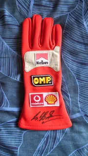 Michael Schumacher signed glove with coa