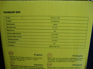 2000W PORTABLE POWER INVERTER.