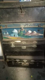 Antique Metal Trunks X4 - R3000 For The Lot.