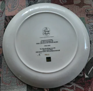 5 x The Heritage Collection Display Plates
