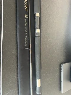 Excalibur Silano 12ft Custom grinder rod &#43; Shimano Exage 80 rod