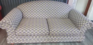 2 seater couch in beautiful floral fabric R2500